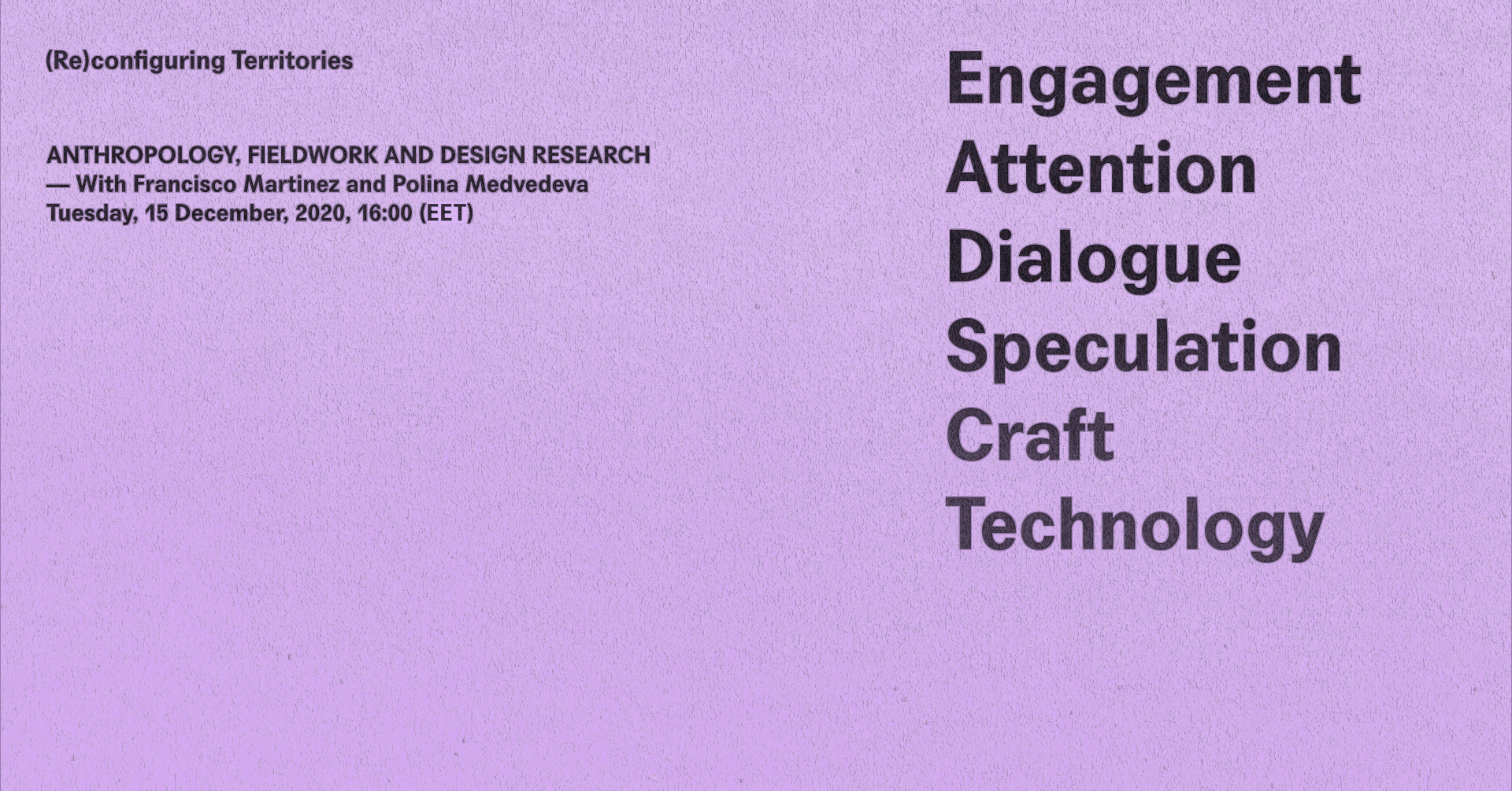 Cover image for the event: Anthropology, Fieldwork, and Design Research