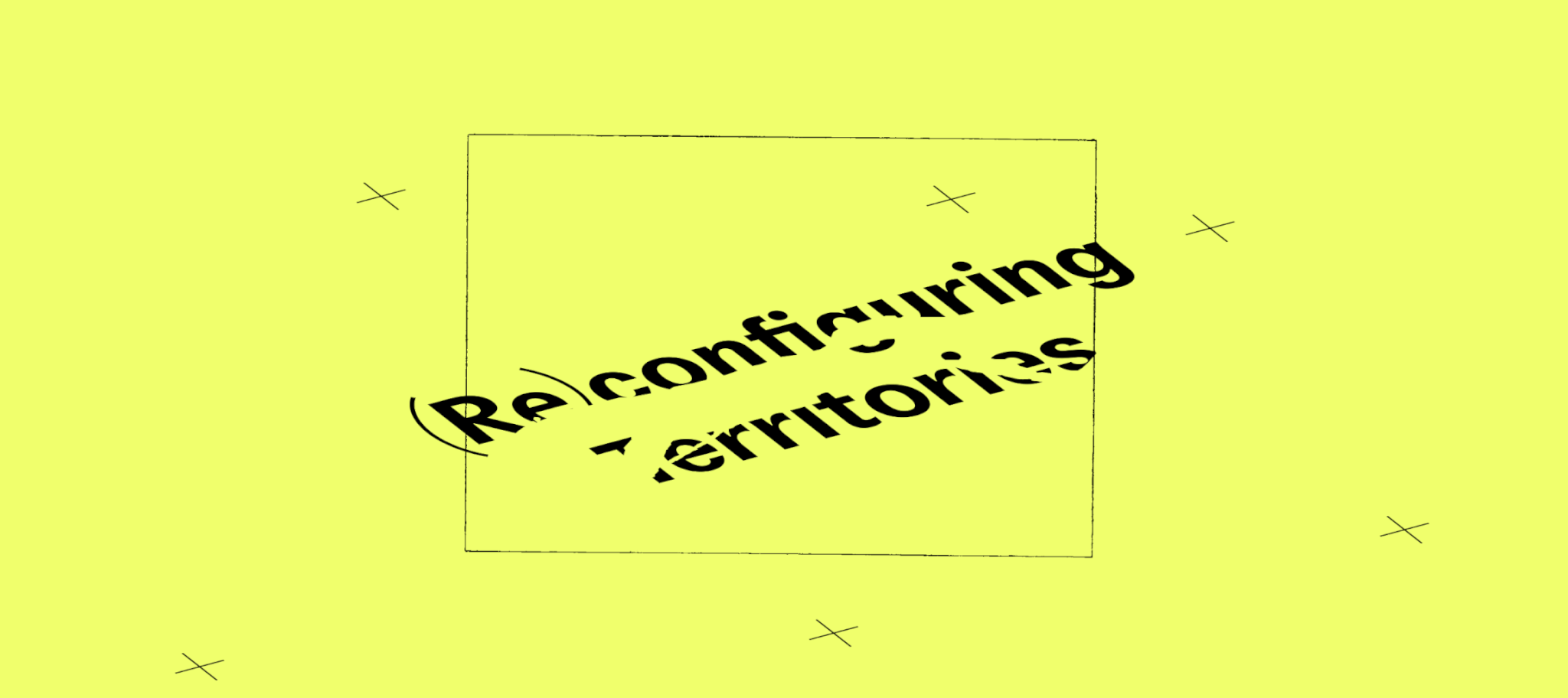 Reconfiguring Territories Programme Cover Picture